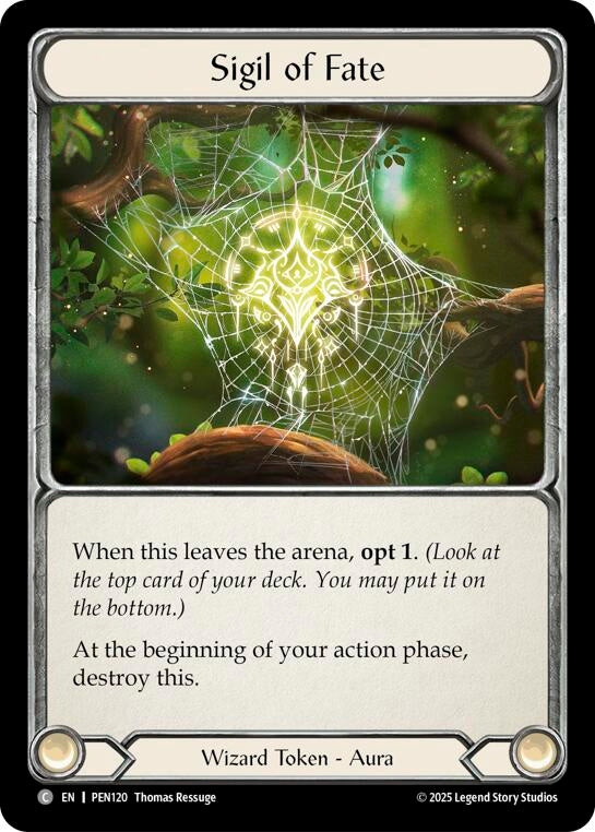 Image for Sigil Of Fate (PEN120) (PEN) - Flesh and Blood TCG
