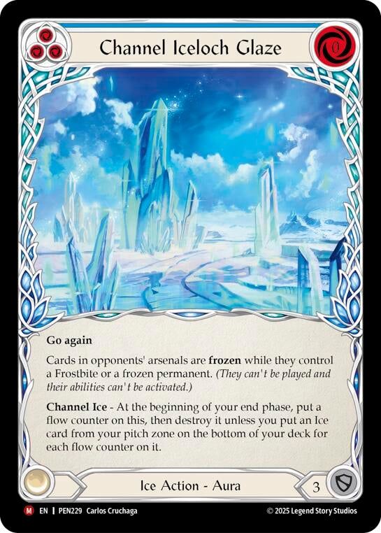 Image for Channel Iceloch Glaze (Blue) (PEN229) (PEN) - Flesh and Blood TCG