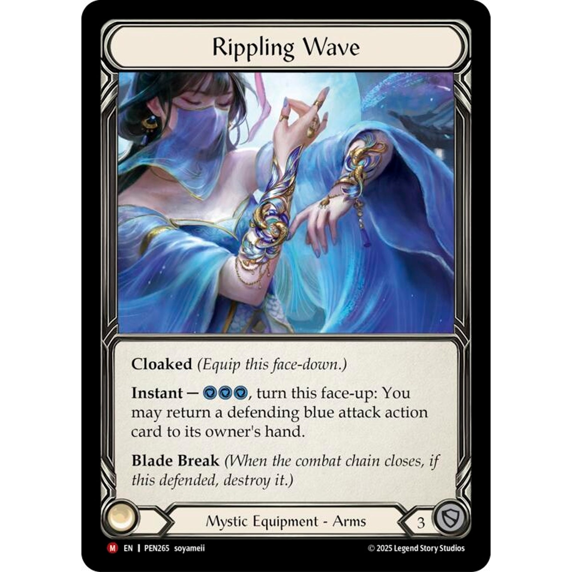 Image for Rippling Wave (PEN265) (PEN) - Flesh and Blood TCG