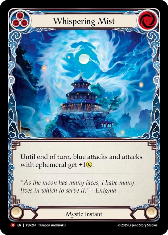 Image for Whispering Mist (Blue) (PEN267) (PEN) - Flesh and Blood TCG