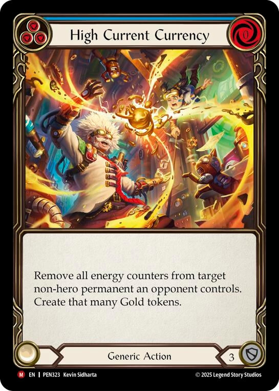 Image for High Current Currency (Blue) (PEN323) (PEN) - Flesh and Blood TCG