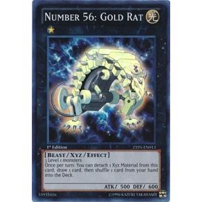 Image for Number 56: Gold Rat (ZTIN-EN013) (ZTIN) - YuGiOh