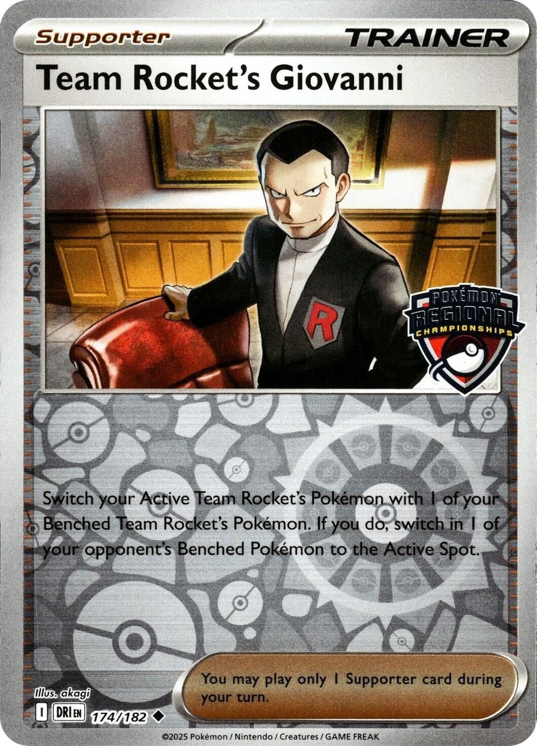 Image for Team Rocket's Giovanni (PR) - Pokemon