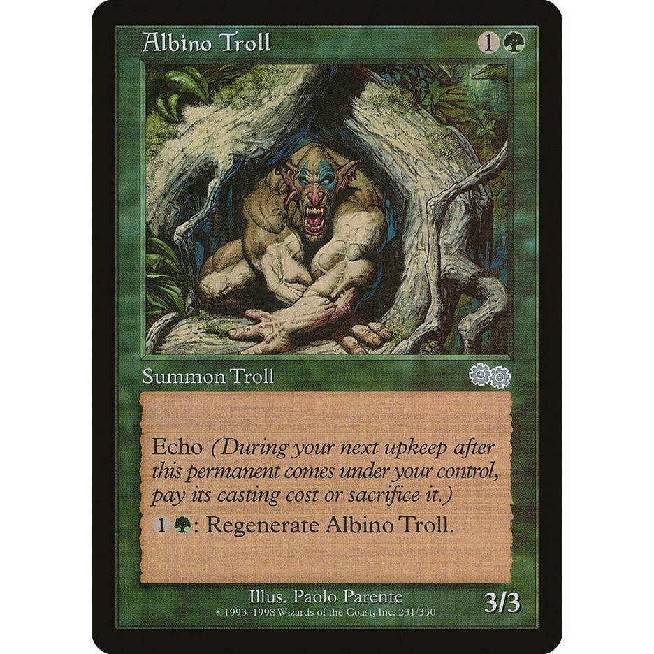 Image for Albino Troll (231) (USG) - Magic: The Gathering