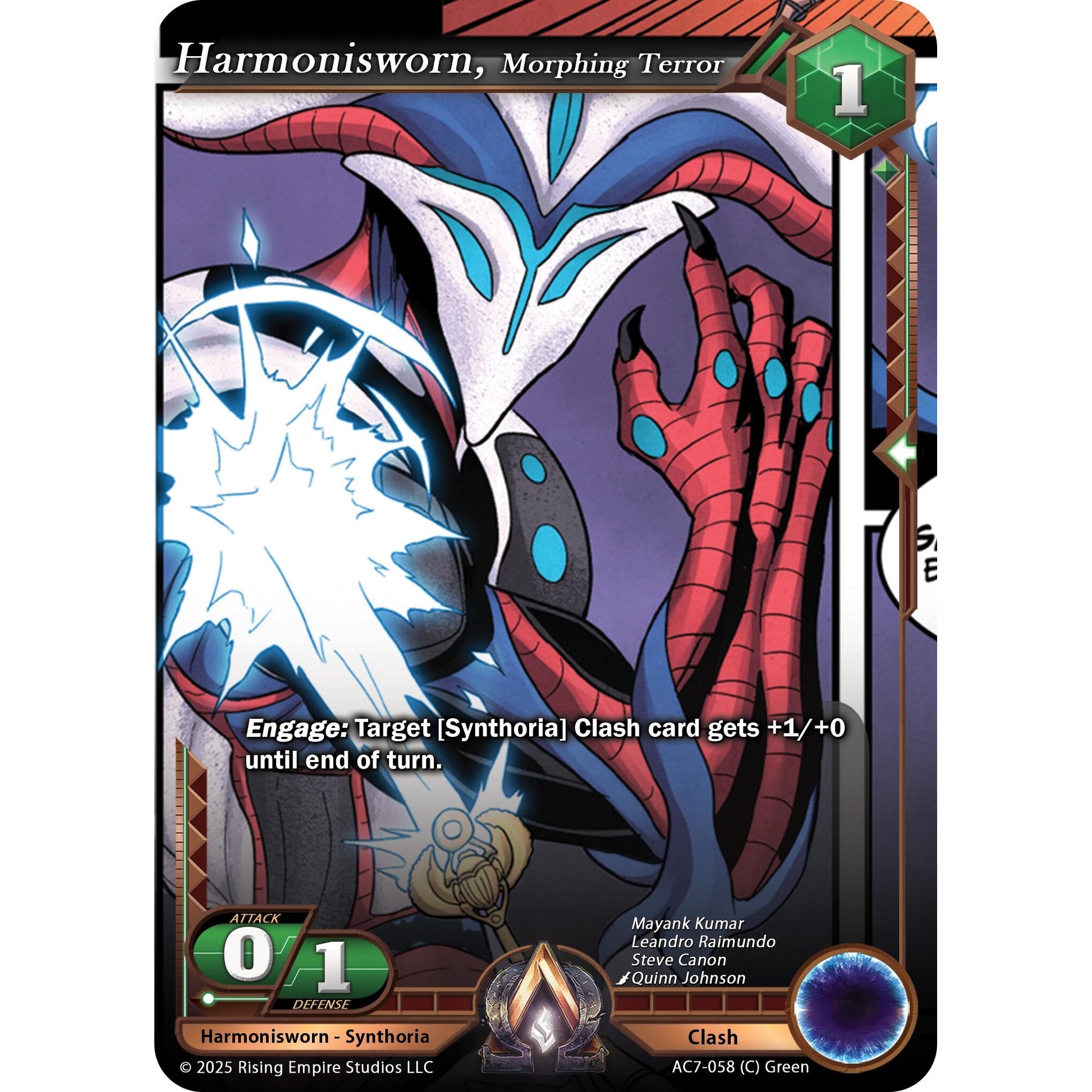 Image for Harmonisworn, Morphing Terror (AC7-058) (AC7) - Alpha Clash