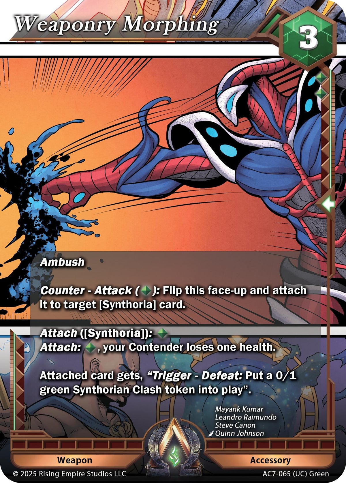 Image for Weaponry Morphing (AC7-065) (AC7) - Alpha Clash