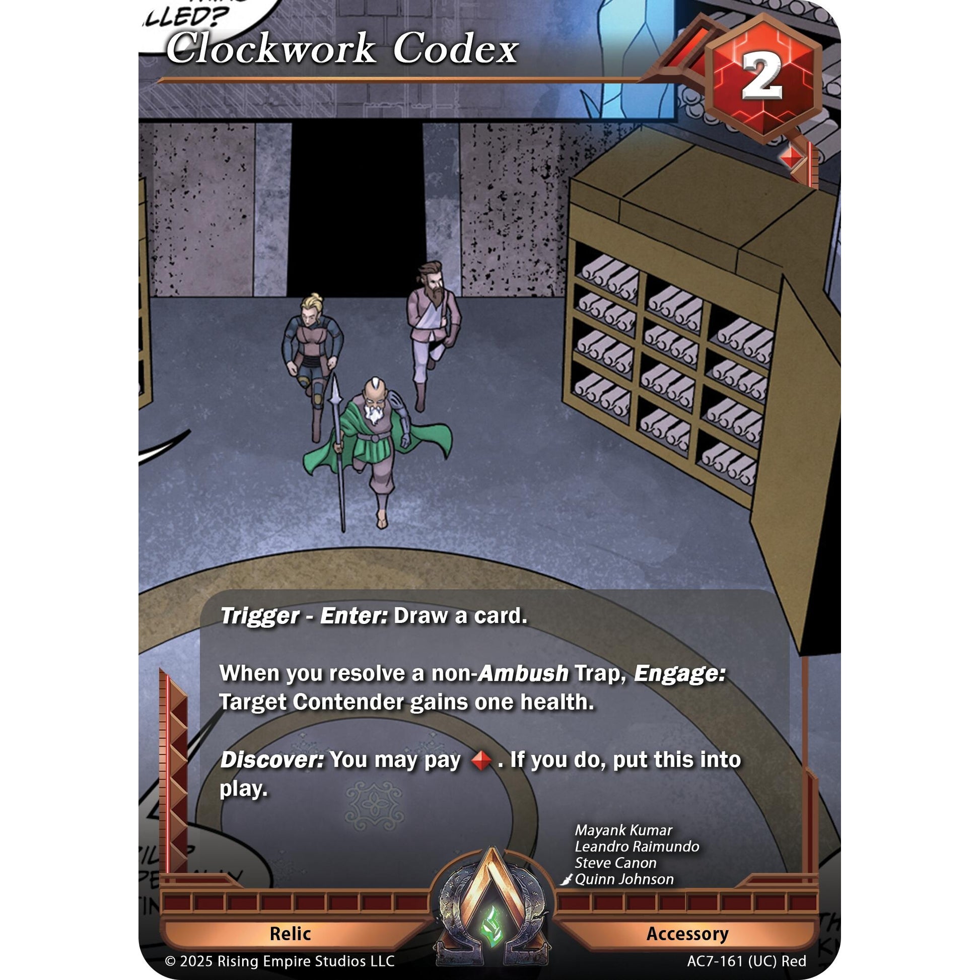 Image for Clockwork Codex (AC7-161) (AC7) - Alpha Clash