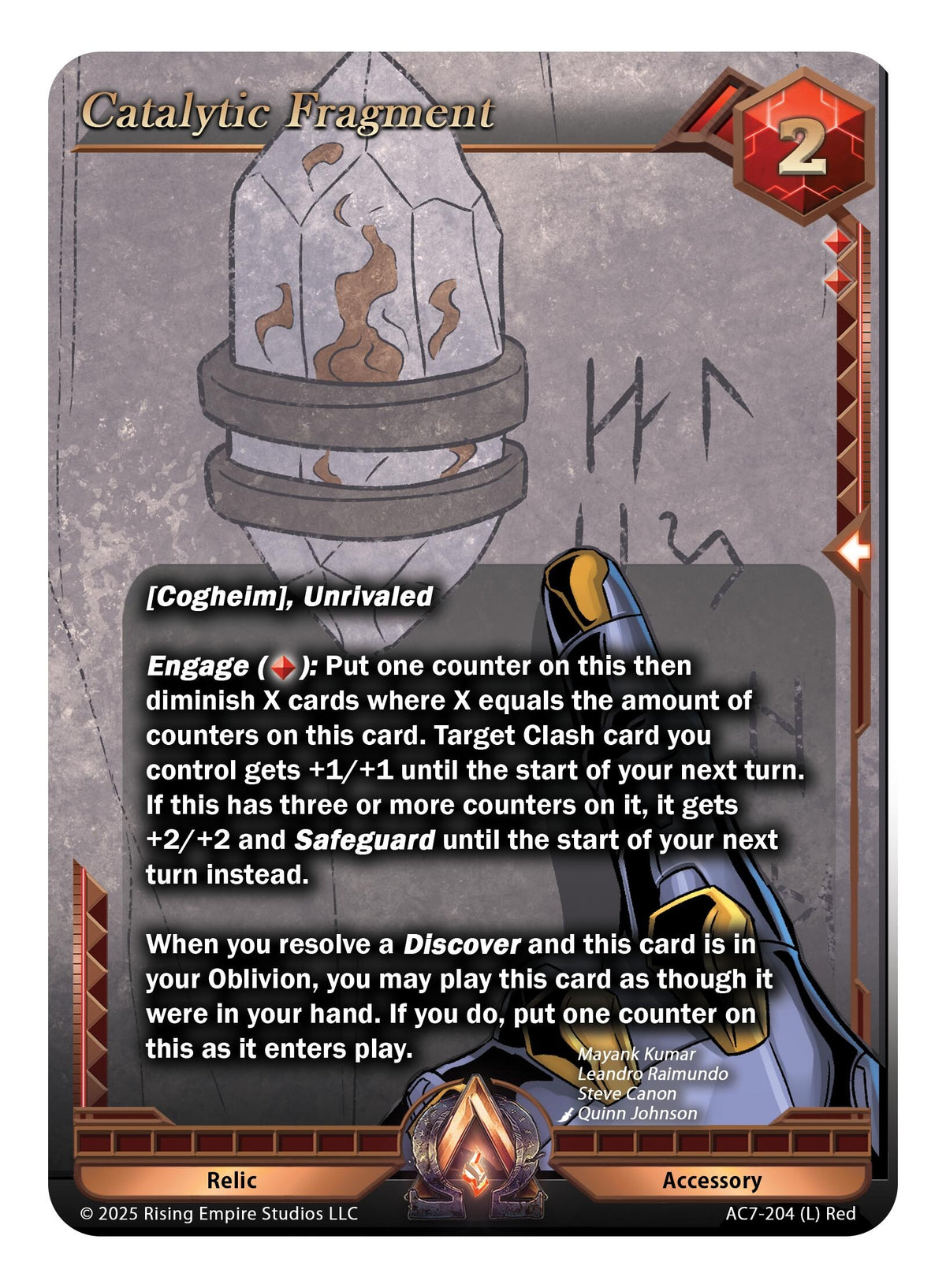 Image for Catalytic Fragment (AC7-204) (AC7) - Alpha Clash