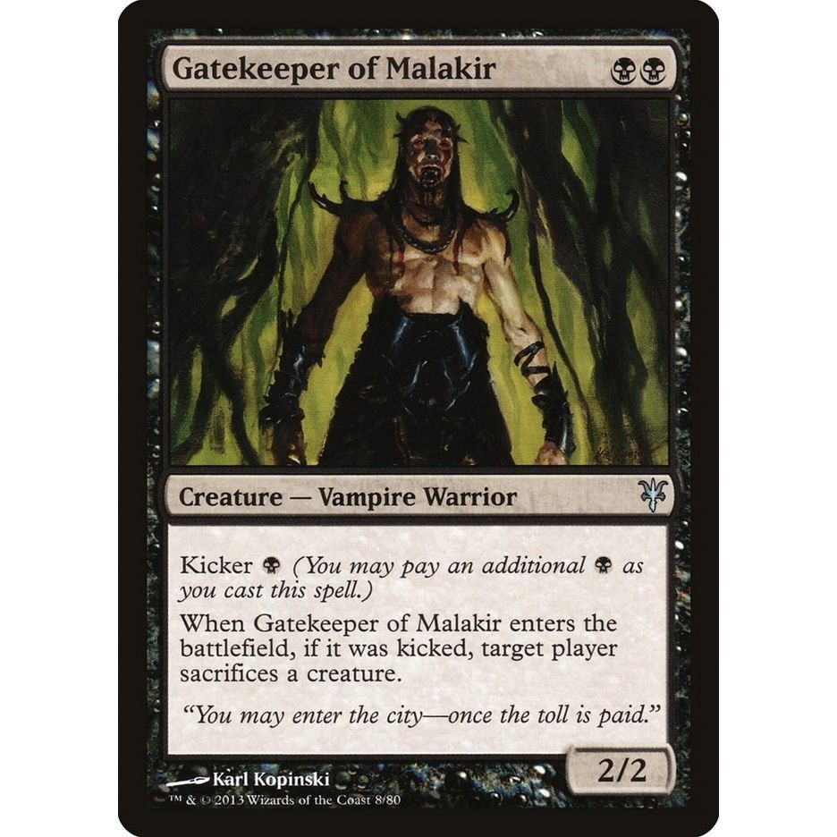 Image for Gatekeeper of Malakir (8) (DDK) - Magic: The Gathering
