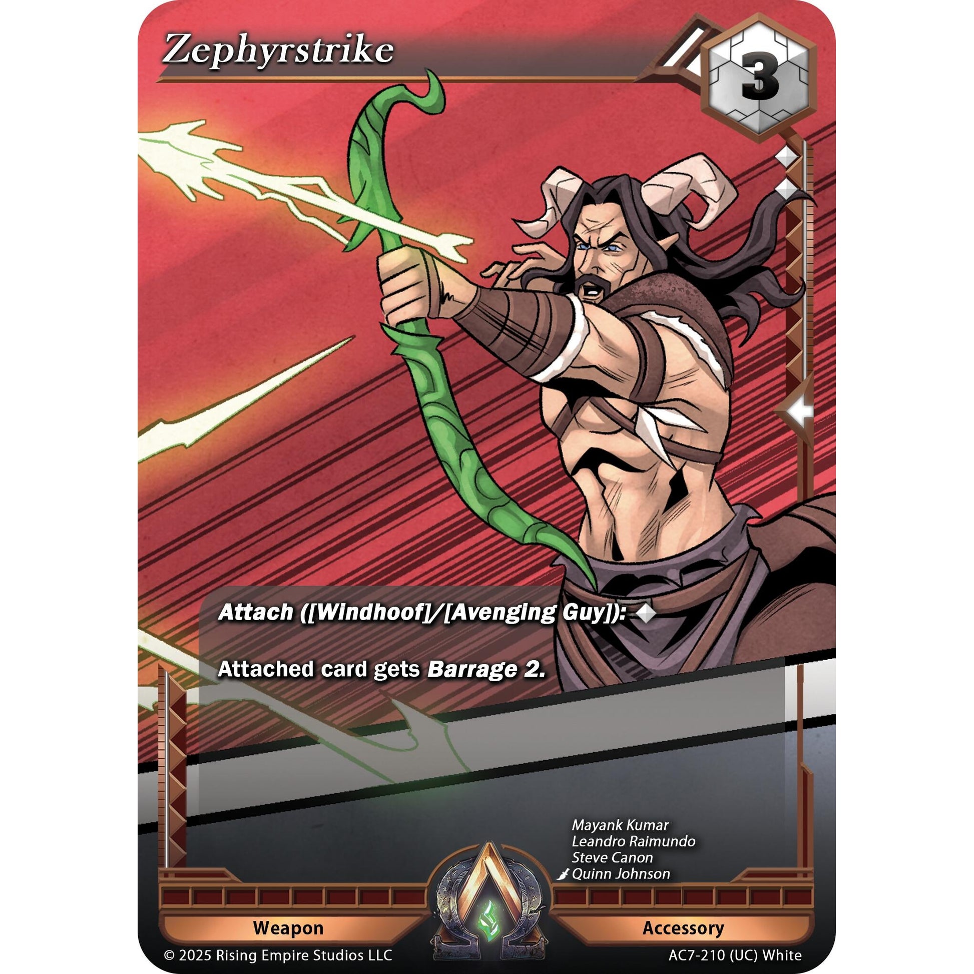 Image for Zephyrstrike (AC7-210) (AC7) - Alpha Clash