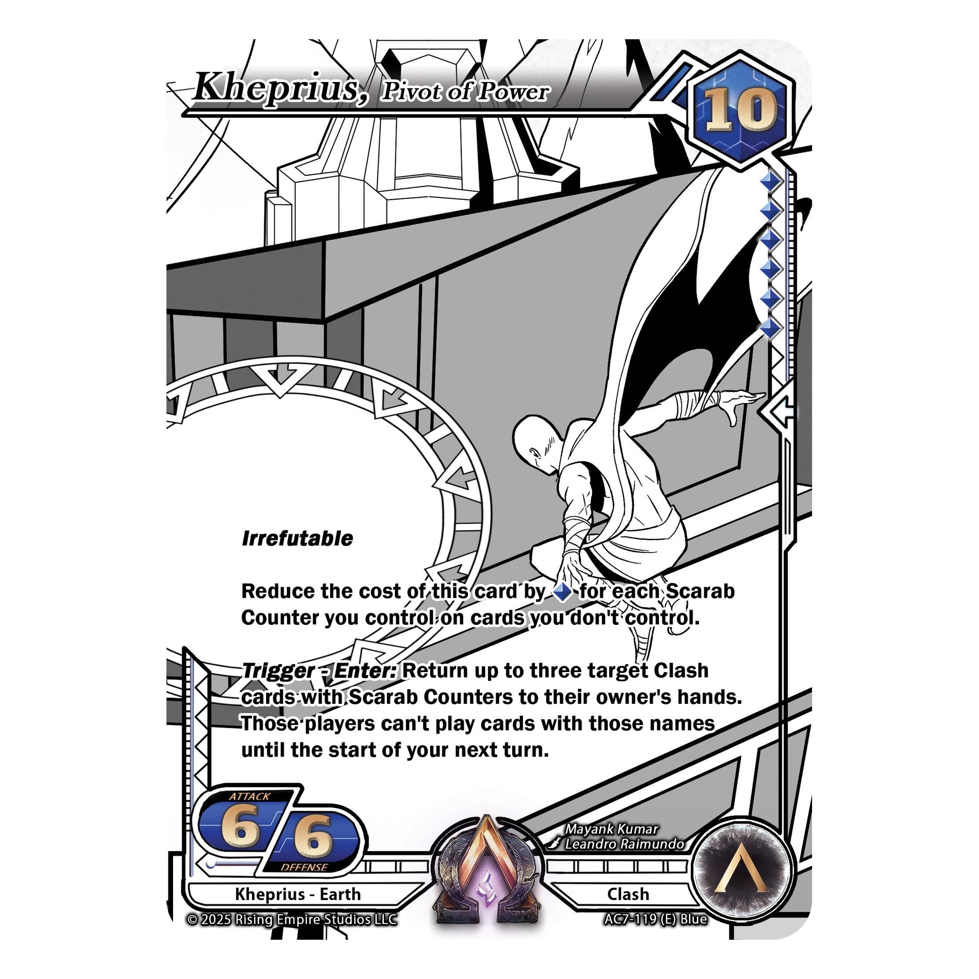 Image for Kheprius, Pivot of Power (Ink) (AC7-119) (AC7) - Alpha Clash