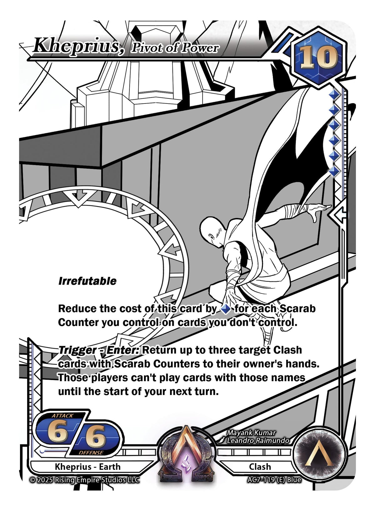 Image for Kheprius, Pivot of Power (Ink) (AC7-119) (AC7) - Alpha Clash