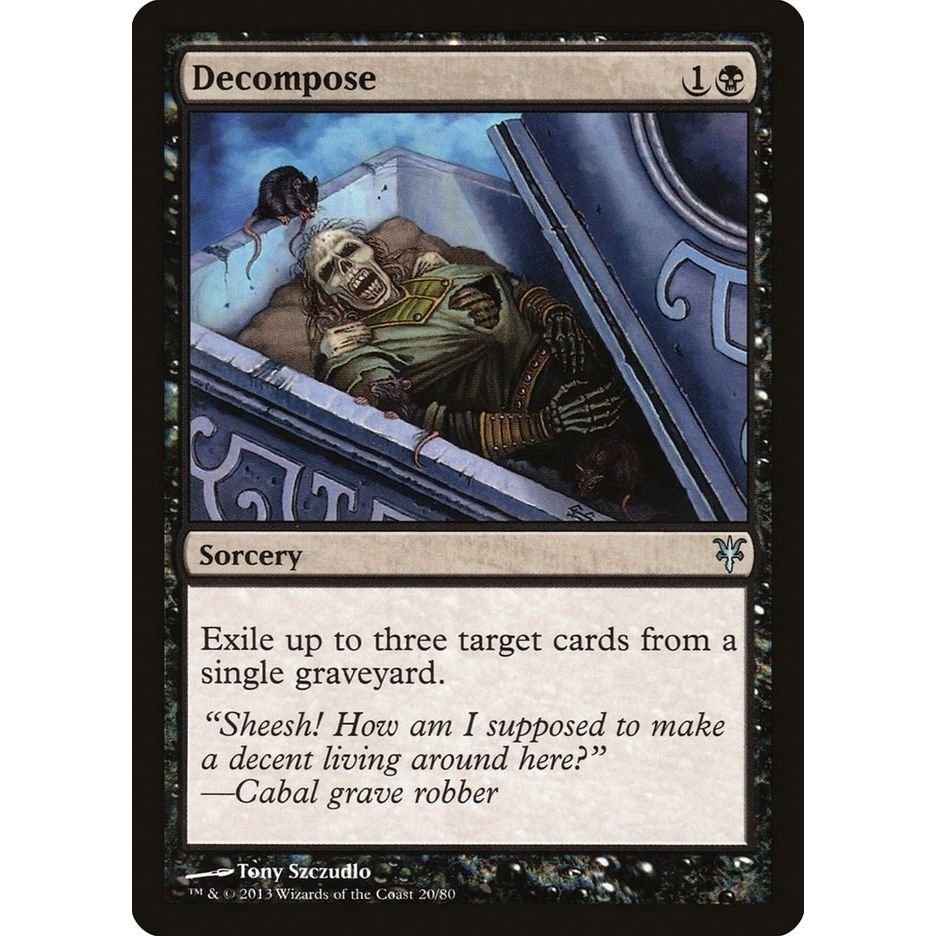 Image for Decompose (20) (DDK) - Magic: The Gathering