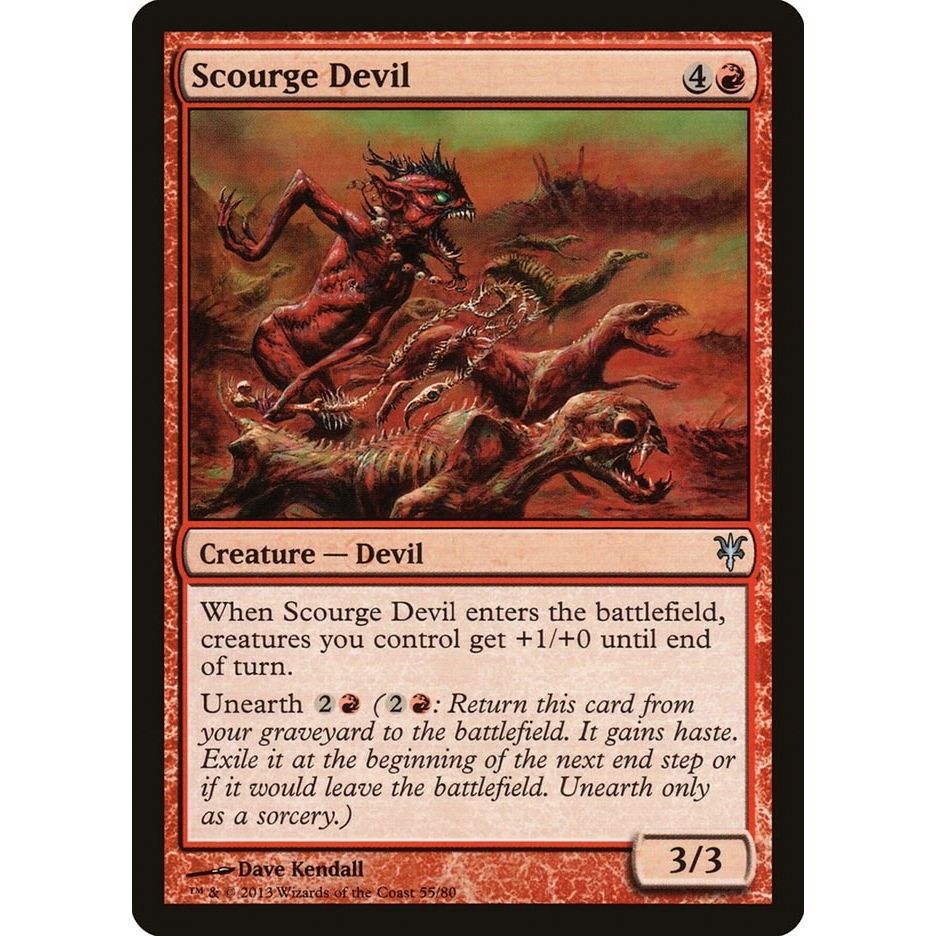 Image for Scourge Devil (55) (DDK) - Magic: The Gathering