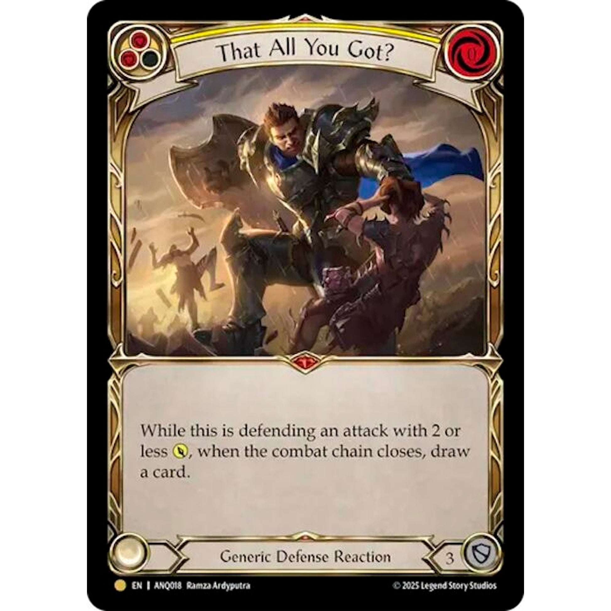Image for That All You Got (Yellow) (ANQ018) (ANQ018) (ANQ) - Flesh and Blood TCG