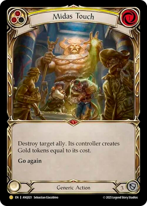 Image for Midas Touch (Yellow) (ANQ021) (ANQ021) (ANQ) - Flesh and Blood TCG