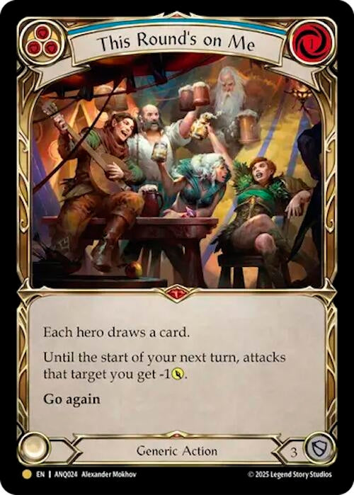 Image for This Round's On Me (Blue) (ANQ024) (ANQ024) (ANQ) - Flesh and Blood TCG