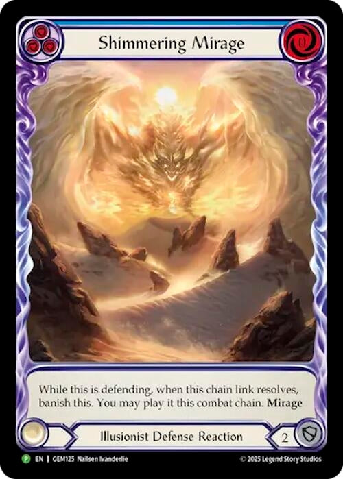 Image for Shimmering Mirage (GEM125) (GEM) - Flesh and Blood TCG