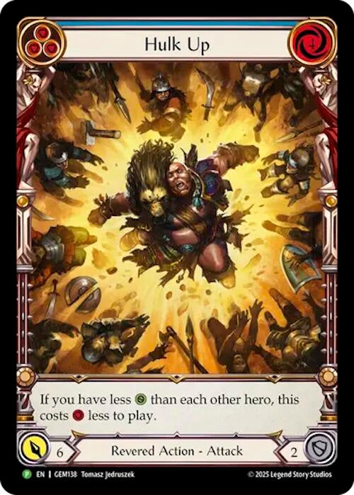 Image for Hulk Up (GEM138) (GEM) - Flesh and Blood TCG