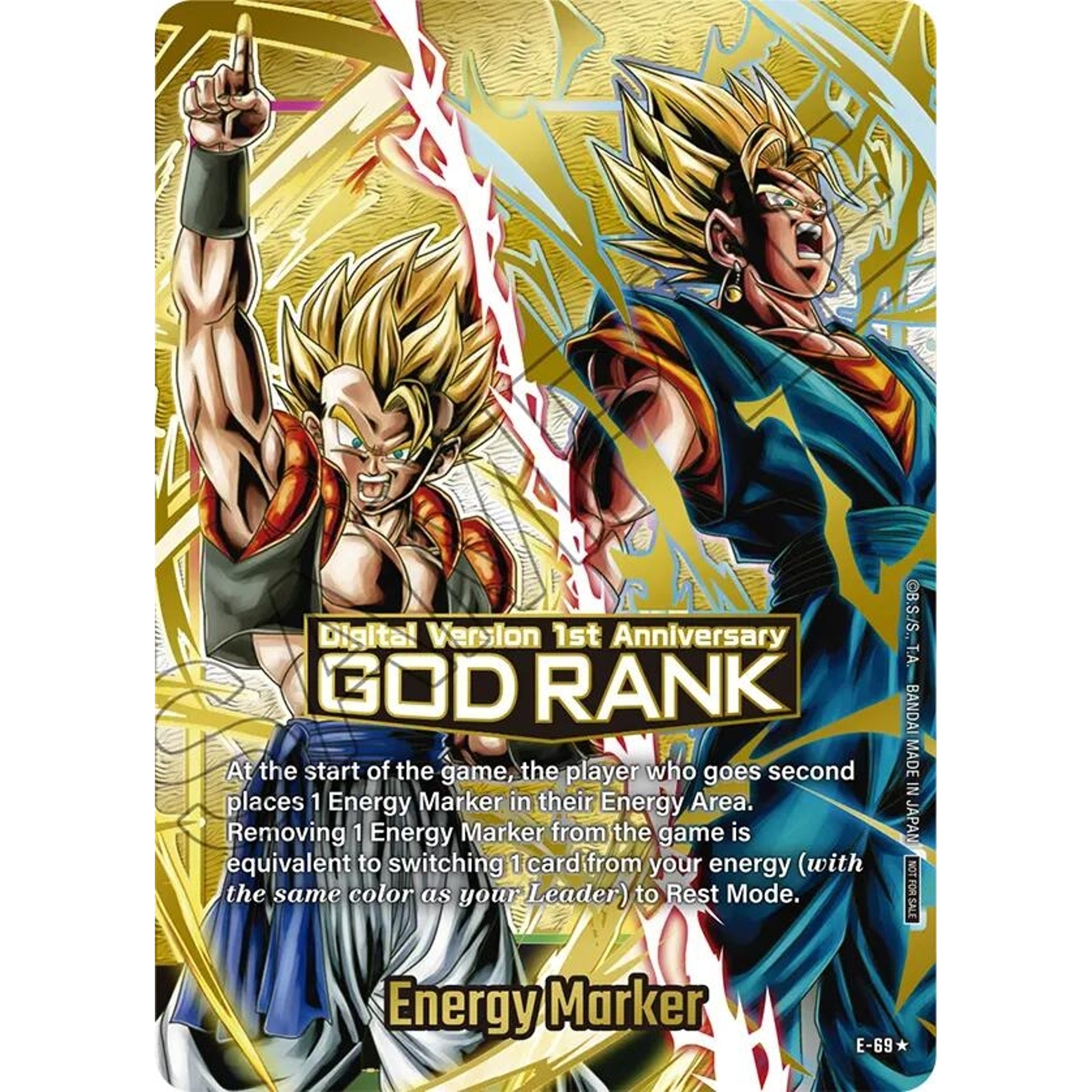 Image for Energy Marker (E-69) (God Rank Version) (E-69) (DBSFW_EM) - Dragon Ball Super: Fusion World