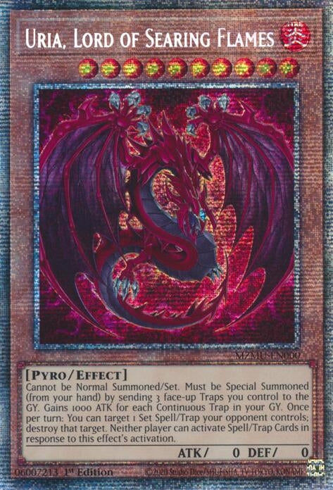 Image for Uria, Lord of Searing Flames (Starlight Rare) (MZMU-EN000) - YuGiOh