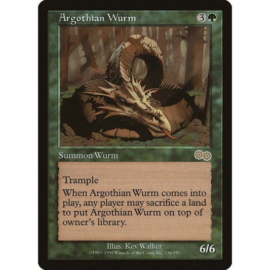 Image for Argothian Wurm (236) (USG) - Magic: The Gathering
