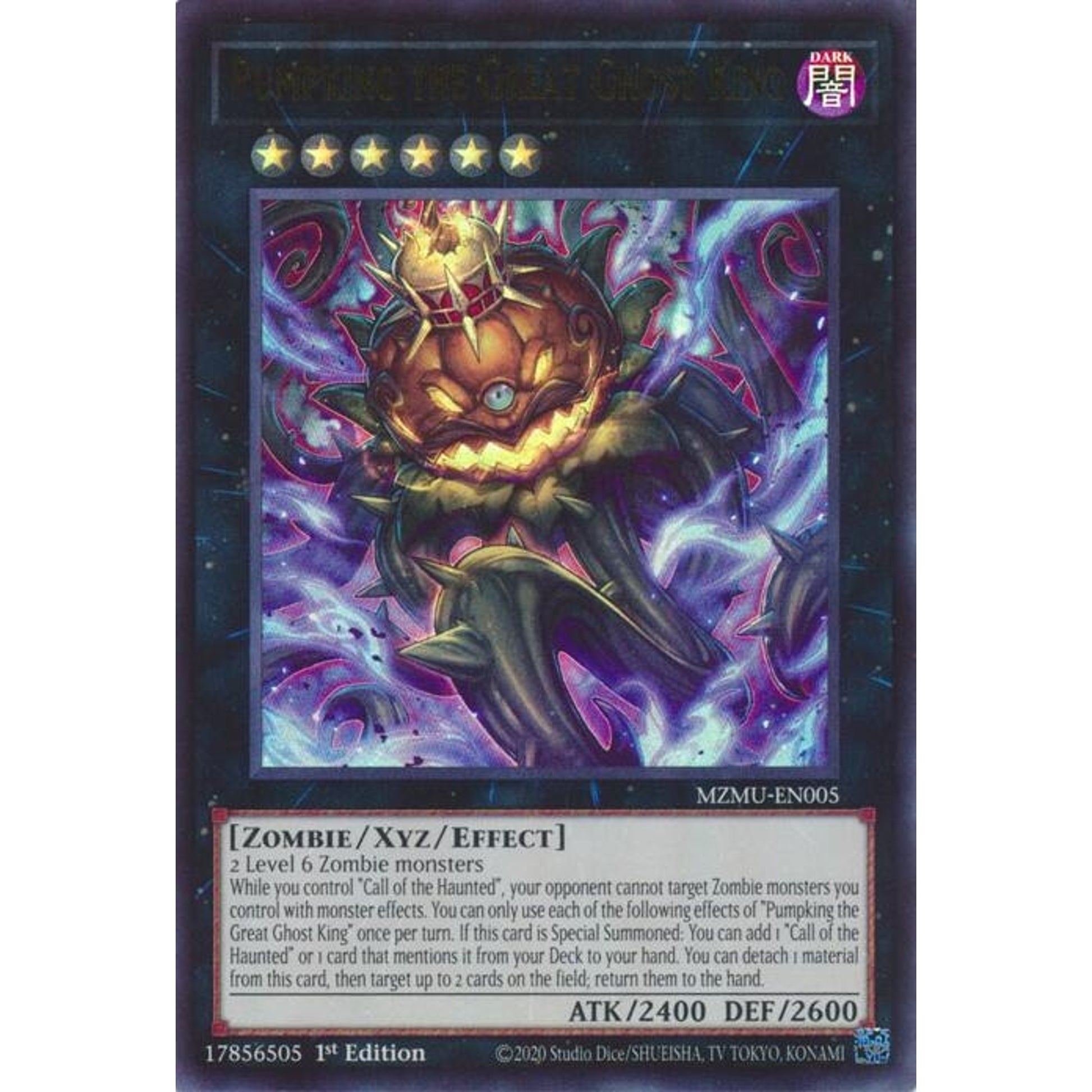 Image for Pumpking the Great Ghost King (MZMU-EN005) - YuGiOh