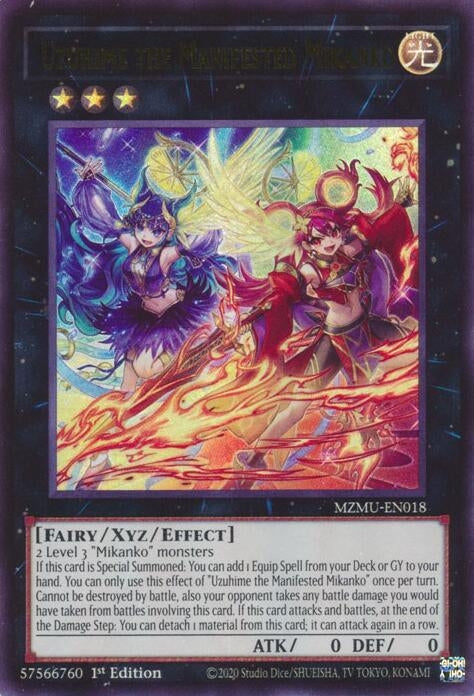 Image for Uzuhime the Manifested Mikanko (MZMU-EN018) - YuGiOh