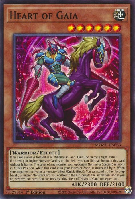Image for Heart of Gaia (MZMU-EN033) - YuGiOh