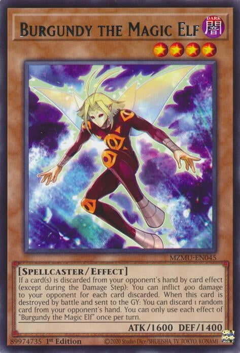 Image for Burgundy the Magic Elf (MZMU-EN045) - YuGiOh