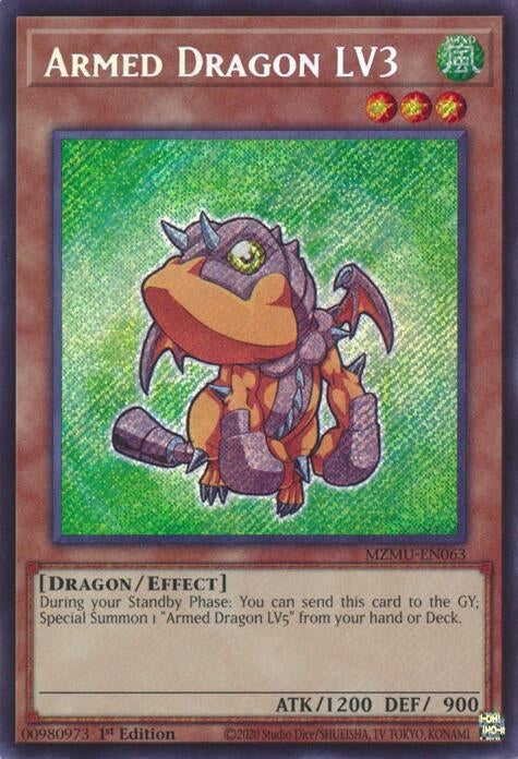 Image for Armed Dragon LV3 (MZMU-EN063) - YuGiOh
