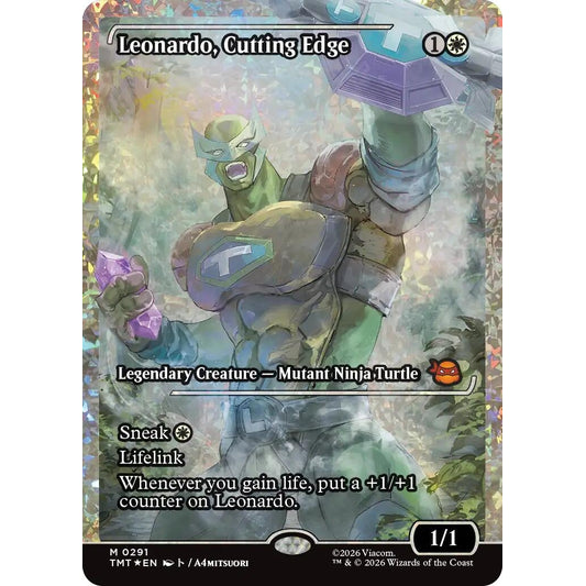 Leonardo, Cutting Edge (Showcase) (Fracture Foil) (291) (TMT)