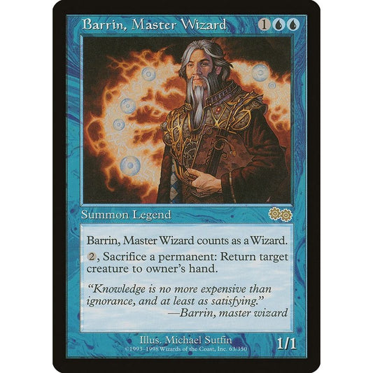 Image for Barrin, Master Wizard (63) (USG) - Magic: The Gathering
