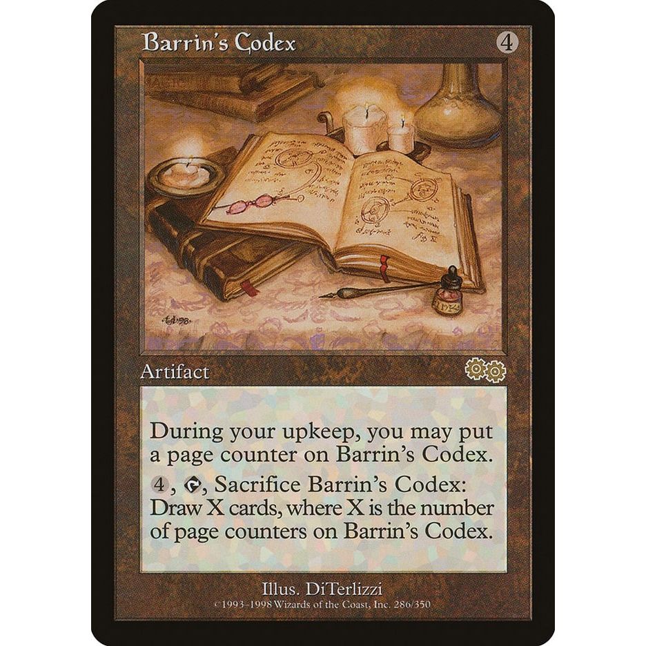 Image for Barrin's Codex (286) (USG) - Magic: The Gathering