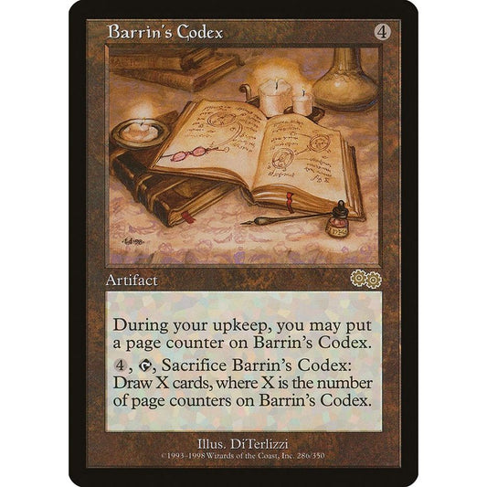 Image for Barrin's Codex (286) (USG) - Magic: The Gathering