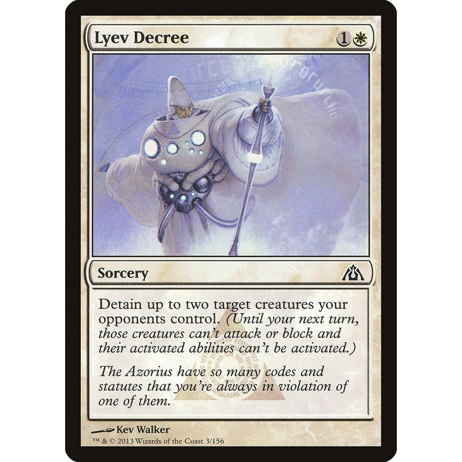 Image for Lyev Decree (3) (DGM) - Magic: The Gathering