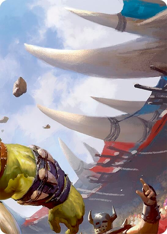 Image for Tuffnut, Bumbling Hulkster // Kayo, Underhanded Cheat Double Sided Art Card (Top Center) (GEM) - Flesh and Blood TCG
