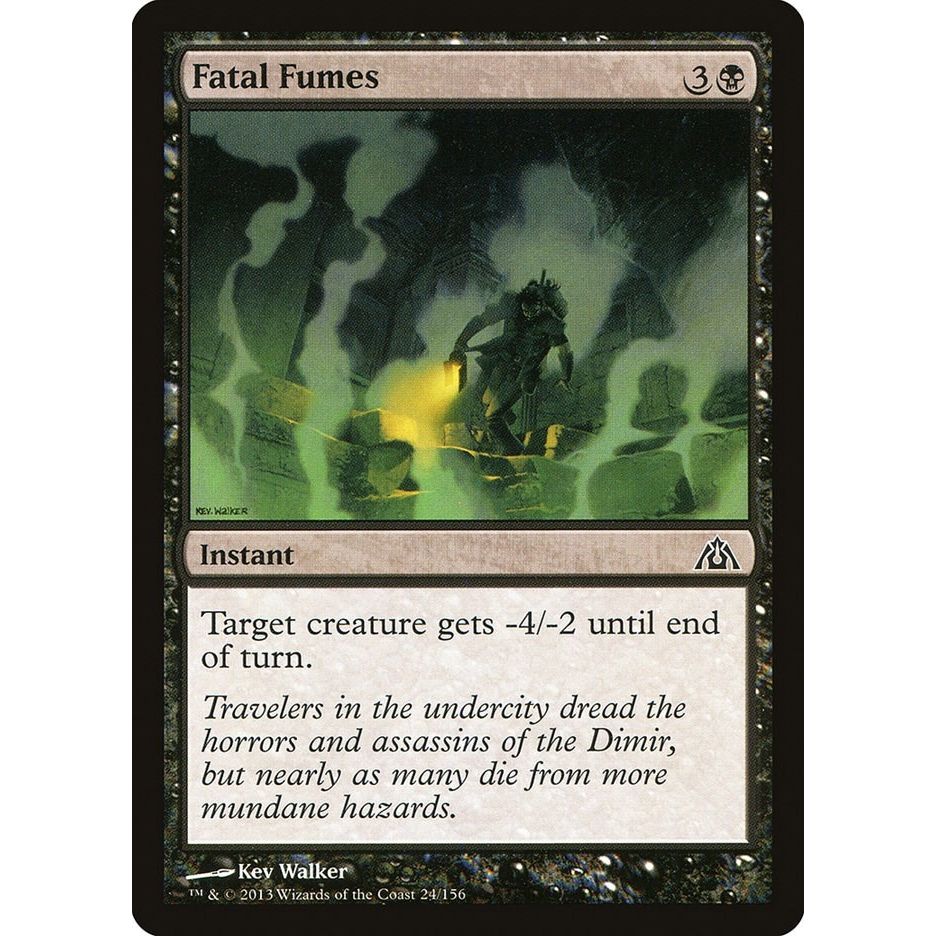 Image for Fatal Fumes (24) (DGM) - Magic: The Gathering