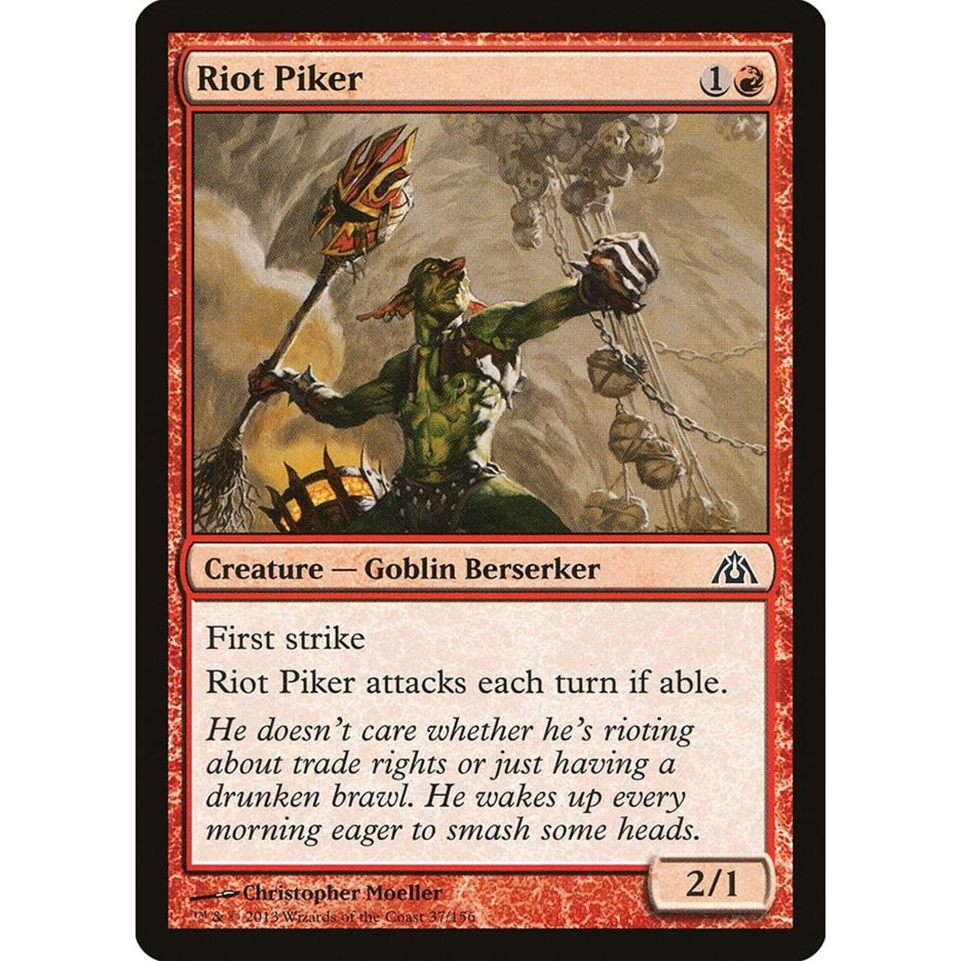 Image for Riot Piker (37) (DGM) - Magic: The Gathering