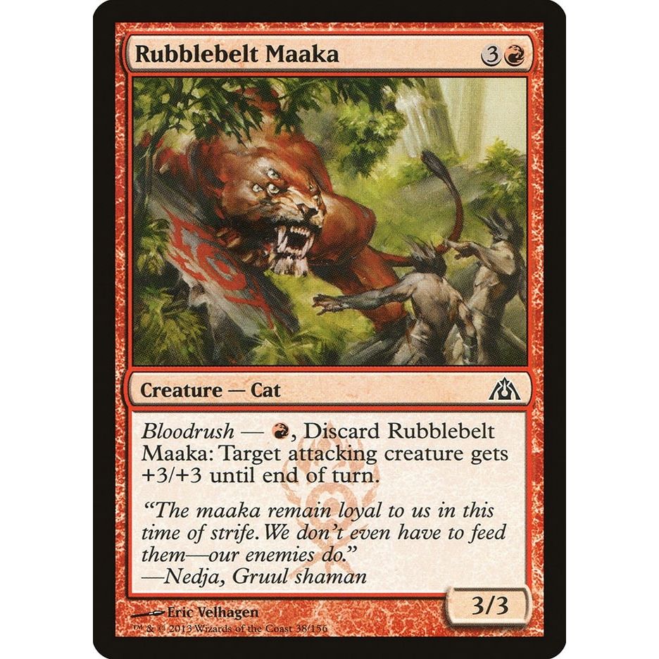Image for Rubblebelt Maaka (38) (DGM) - Magic: The Gathering