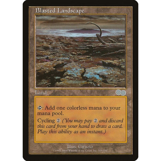 Image for Blasted Landscape (319) (USG) - Magic: The Gathering