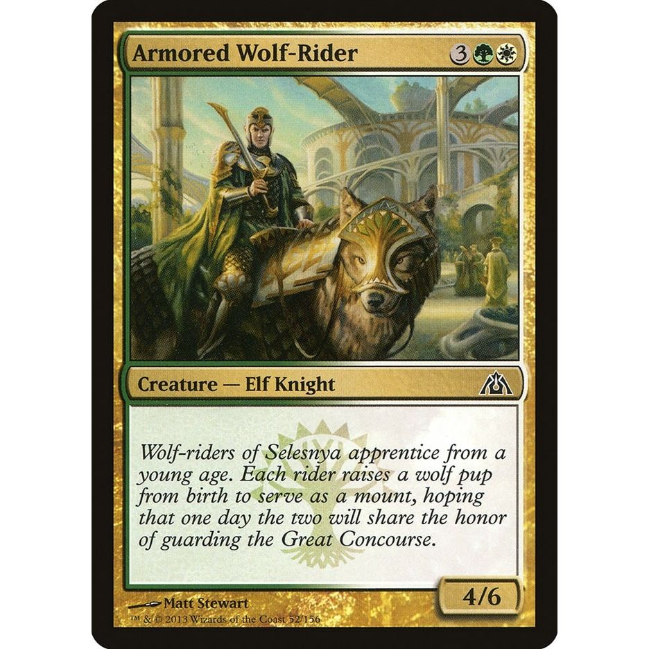 Image for Armored Wolf-Rider (52) (DGM) - Magic: The Gathering