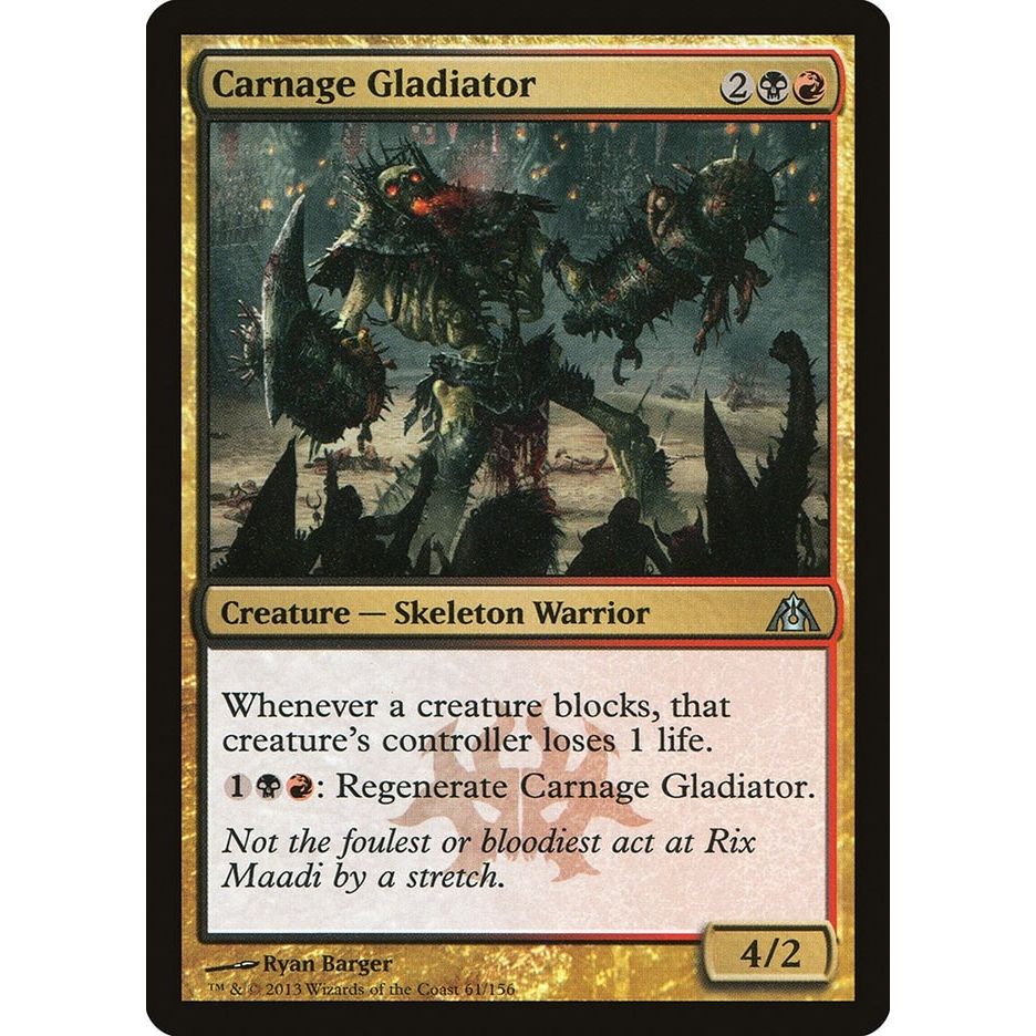 Image for Carnage Gladiator (61) (DGM) - Magic: The Gathering