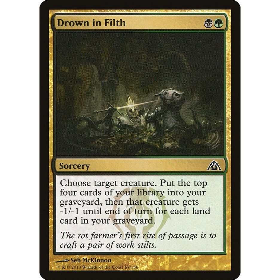 Image for Drown in Filth (67) (DGM) - Magic: The Gathering