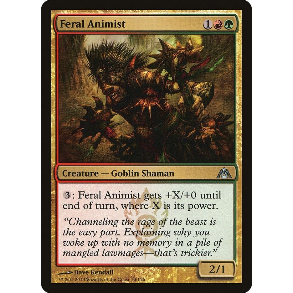 Image for Feral Animist (70) (DGM) - Magic: The Gathering