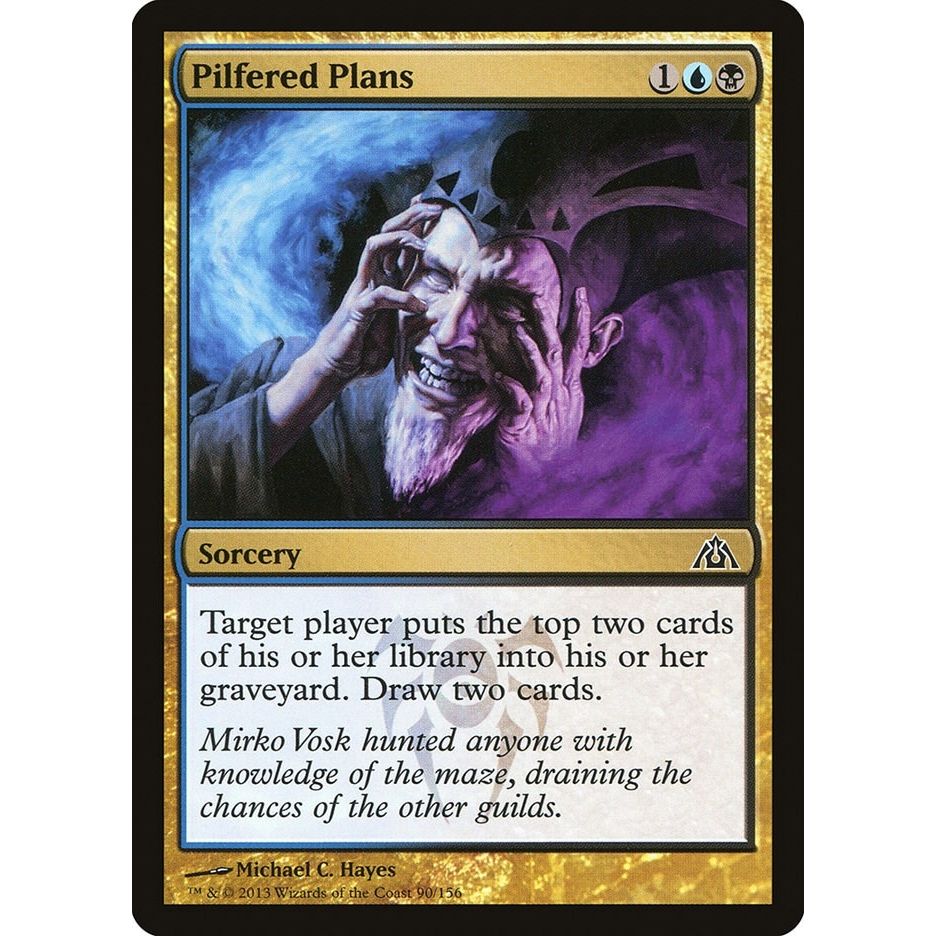 Image for Pilfered Plans (90) (DGM) - Magic: The Gathering
