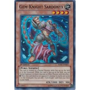 Image for Gem-Knight Sardonyx (HA07-EN001) (HA07) - YuGiOh