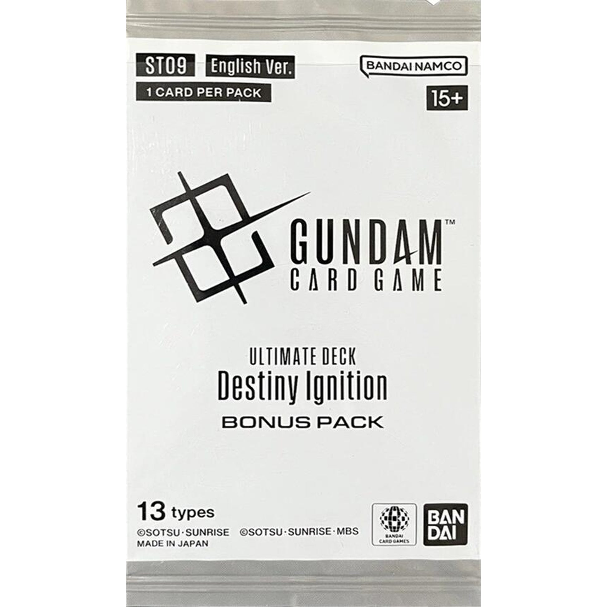 Image for Starter Deck: Destiny Ignition Bonus Pack - Gundam Card Game
