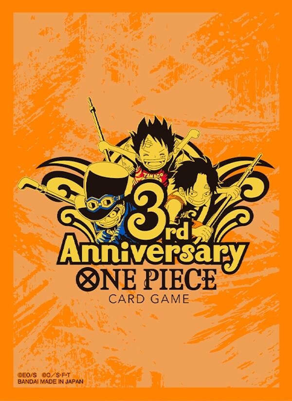 Image for One Piece Card Game: Japanese Version 3rd Anniversary Set Sleeves (70-Pack) - Card Sleeves