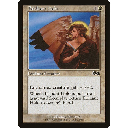Image for Brilliant Halo (5) (USG) - Magic: The Gathering
